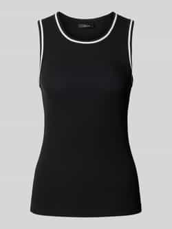 Opus Tanktop met ribboorden model 'Ilesso'