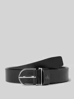 CK Calvin Klein Riem van buffelleer met doornsluiting