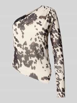 Gina Tricot Shirt met lange mouwen en one shoulder-design