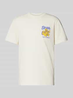 DEUS EX MACHINA T-shirt met label- en motiefprint model 'Overbite'