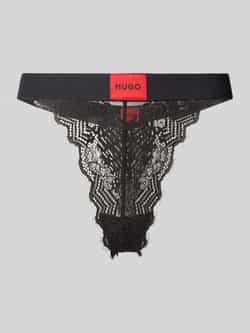 HUGO underwear String RL LACE met logo-opschrift op de band