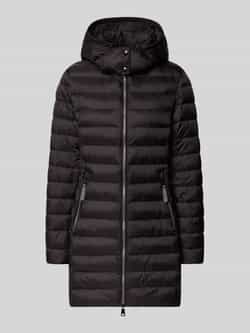 Fuchs Schmitt Regular fit gewatteerde lange jas met capuchon