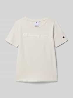 Champion T-shirt met labelstitching