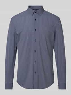 Boss Slim fit zakelijk overhemd met kentkraag model 'Hank'