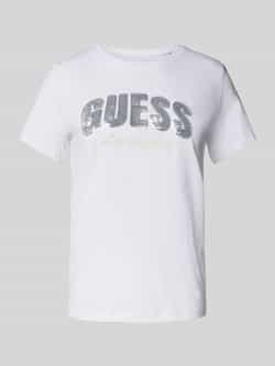Guess Witte Katoenen Tops & T-shirt White Dames