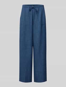 Vero Moda Regular fit wijde broek met elastische band model 'MELANEY'