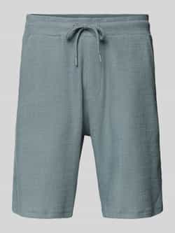 MCNEAL Straight leg korte broek met structuurmotief