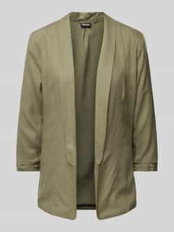 Pieces Regular fit blazer van een mix van viscose en linnen model 'PIA BOSELLA'