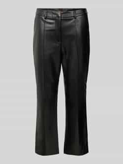 Stefanel Bootcut-broek in leerlook