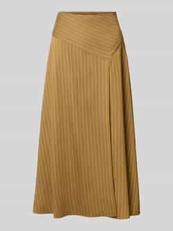 MAX&Co. Uitlopende midirok van viscosemix model 'TRUDY'