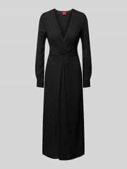 HUGO Maxi-jurk met knoopdetail model 'Koventi'