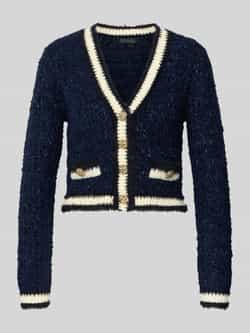Guess Gebreid jack met V-hals model 'AOMORI'