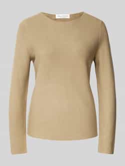 Marc O'Polo Regular fit gebreide pullover van puur katoen met rolrand