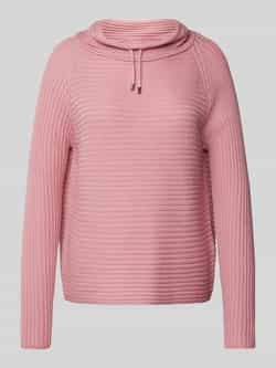 Monari Gebreide pullover met tunnelkoord