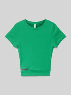 Blue Effect T-shirt met cut-out