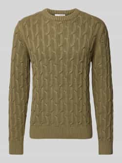 Selected Homme Gebreide pullover met ribboorden model 'CAI'