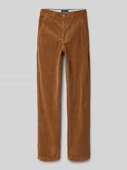 Polo Ralph Lauren Teens Slim fit corduroy broek met steekzakken model 'BEDFORD'