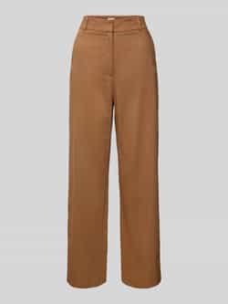 Jake*s Collection Straight leg stoffen broek met steekzakken