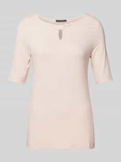 Betty Barclay Basis shirt met strik knoop Pink Dames