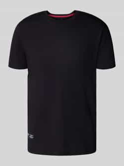 Alpha industries T-shirt met labeldetails en ronde hals