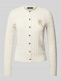Lauren Ralph Lauren Gebreid cardigan met kabelpatroon model 'RALHAN'