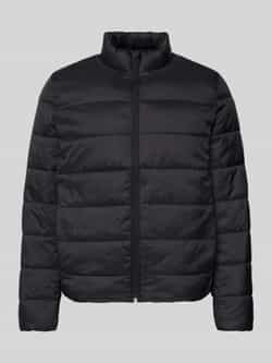 Pepe Jeans Regular fit gewatteerd jack met opstaande kraag