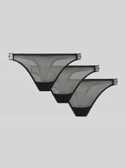 HUGO String met logo in band in een set van 3 stuks model 'STARS'