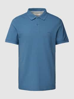 S.Oliver regular fit polo met logo lichtblauw