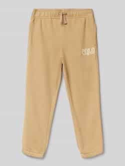 Polo Ralph Lauren Kids Regular fit sweatpants met labelstitching