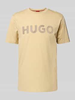 HUGO T-shirt met labelprint model 'DULIVIO'