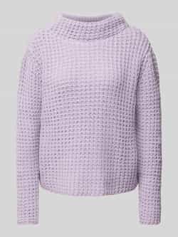 Monari Gebreide pullover met opstaande kraag
