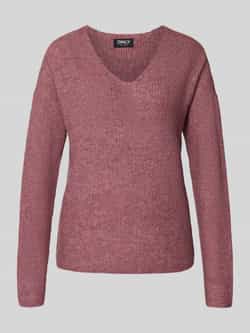 Only Regular fit gebreide pullover met V-hals model 'CAMILLA'