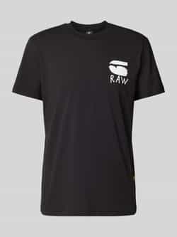 G-Star Raw T-shirt met print aan de achterkant model 'Burger'