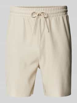 Only & Sons Regular fit korte broek met structuurmotief model 'DRUM LIFE'