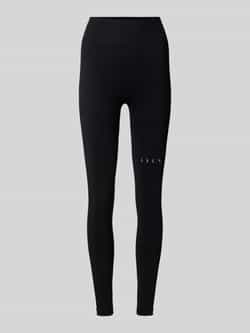 BORN LIVING YOGA Skinny fit legging met labelprint model 'Yami'