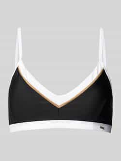 Boss Bikinitop met labelapplicatie model ' CODES'
