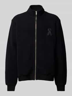 ARMEDANGELS Fleecejack met labelstitching model 'BRESAA'