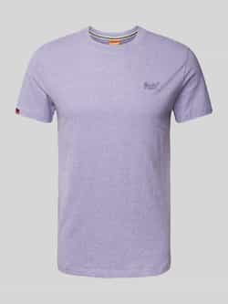 Superdry T-shirt in gemêleerde look model 'Vintage Logo'