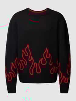 HUGO Gebreide pullover met ronde hals model 'Sfire'