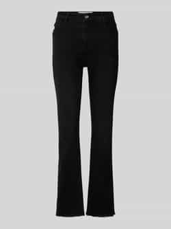 Goldgarn Kick flare fit jeans met franjes model 'LINDENHOF'