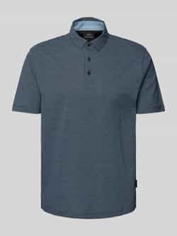 Armani Exchange Poloshirt met korte knoopsluiting