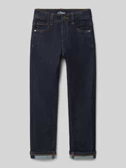 S.Oliver RED LABEL Straight leg jeans van katoenmix