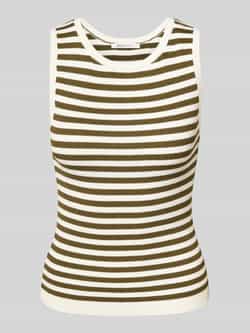 Tom Tailor Denim Slim fit tanktop van viscosemix