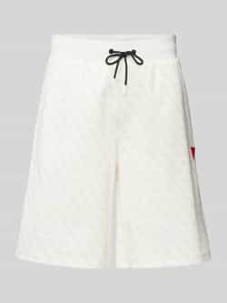 Guess Activewear Regular fit korte broek met labelbadge model 'KORBIN'
