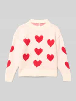 Only Loose fit gebreide pullover met all-over motief model 'NAJA'