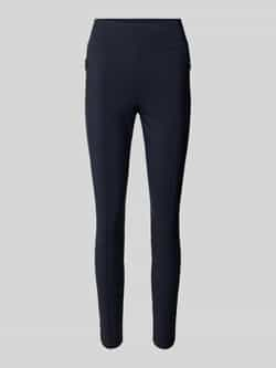 Marc Cain Skinny fit stoffen broek met vaste persplooien