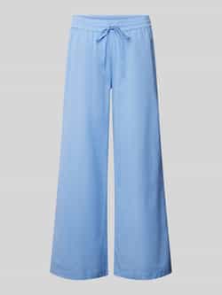 Fransa Wide leg stoffen broek met elastische band model 'Maddie'