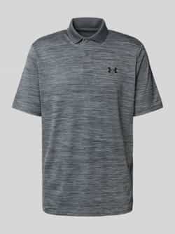 Under Armour Regular fit poloshirt met logo en knoopsluiting