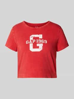GAP Kort T-shirt met labelprint