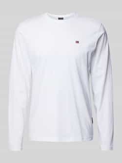 Napapijri Katoenen T-shirt | Wit | Sku: Na-31587-S White Heren